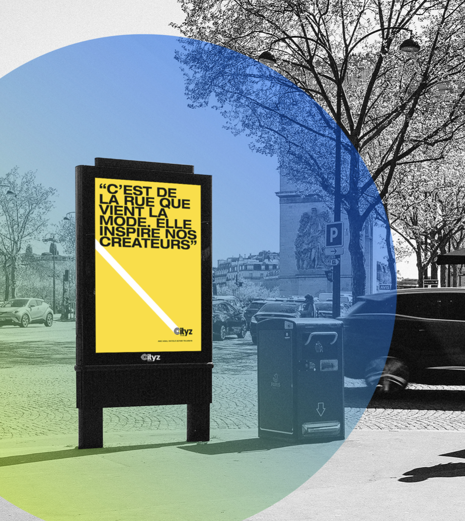 Panneau publicitaire Cityz Media (ex Clear Channel)